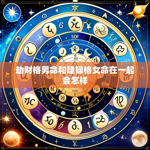 劫财格男命和建禄格女命在一起会怎样