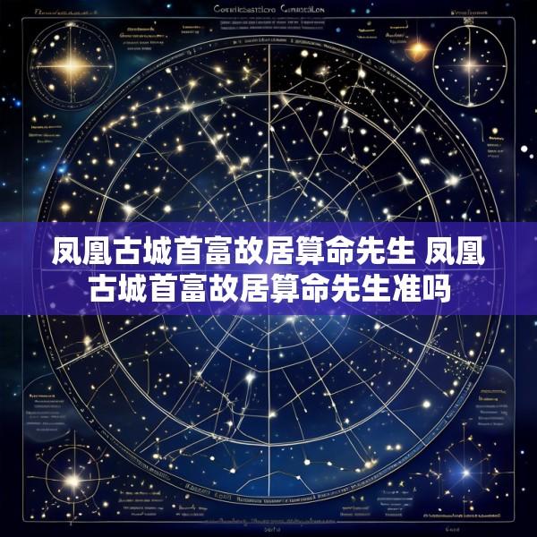 凤凰古城首富故居算命先生 凤凰古城首富故居算命先生准吗