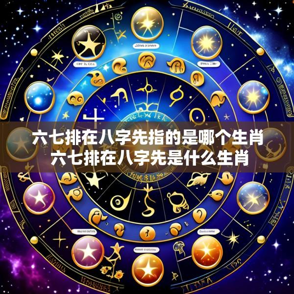 六七排在八字先指的是哪个生肖 六七排在八字先是什么生肖