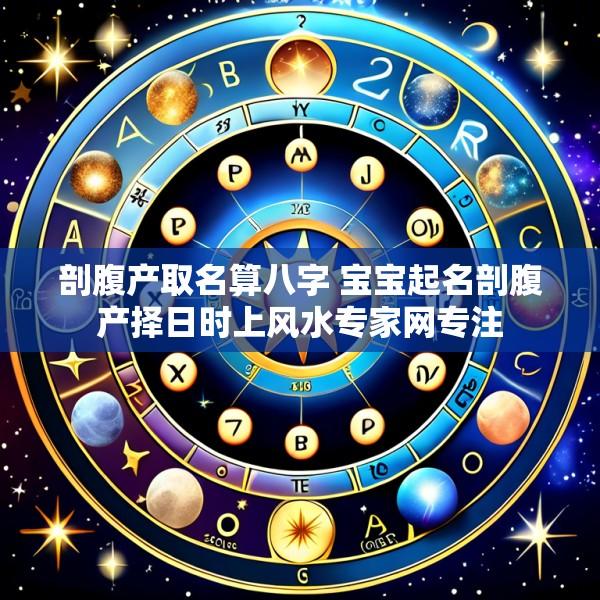 剖腹产取名算八字 宝宝起名剖腹产择日时上风水专家网专注