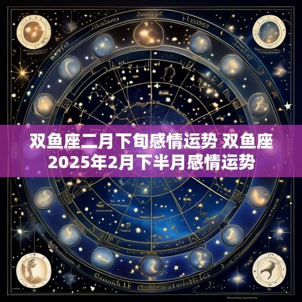 双鱼座二月下旬感情运势 双鱼座2025年2月下半月感情运势