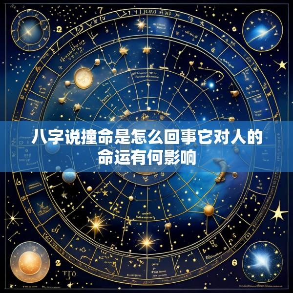 八字说撞命是怎么回事它对人的命运有何影响