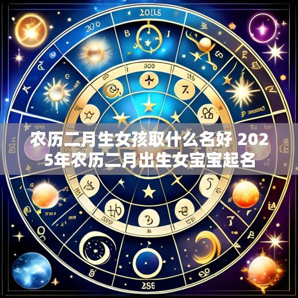 农历二月生女孩取什么名好 2025年农历二月出生女宝宝起名