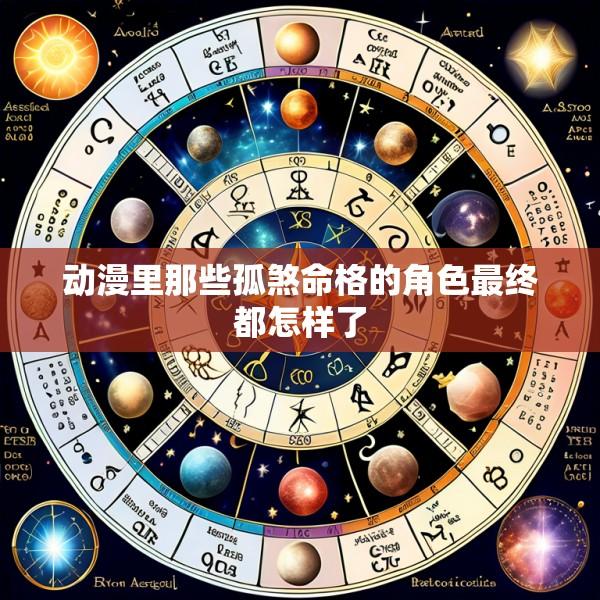 动漫里那些孤煞命格的角色最终都怎样了