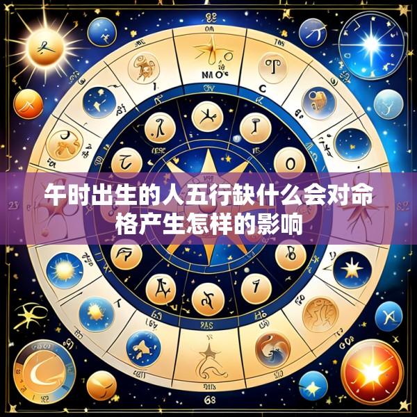 午时出生的人五行缺什么会对命格产生怎样的影响