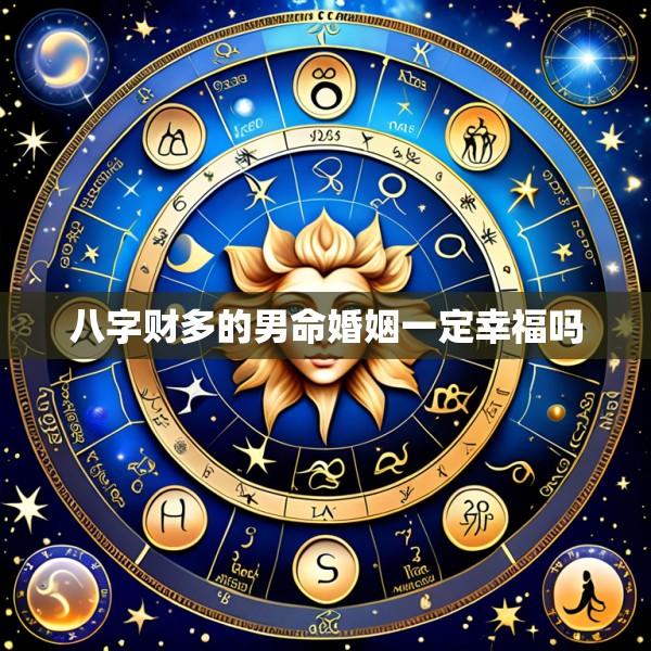八字财多的男命婚姻一定幸福吗