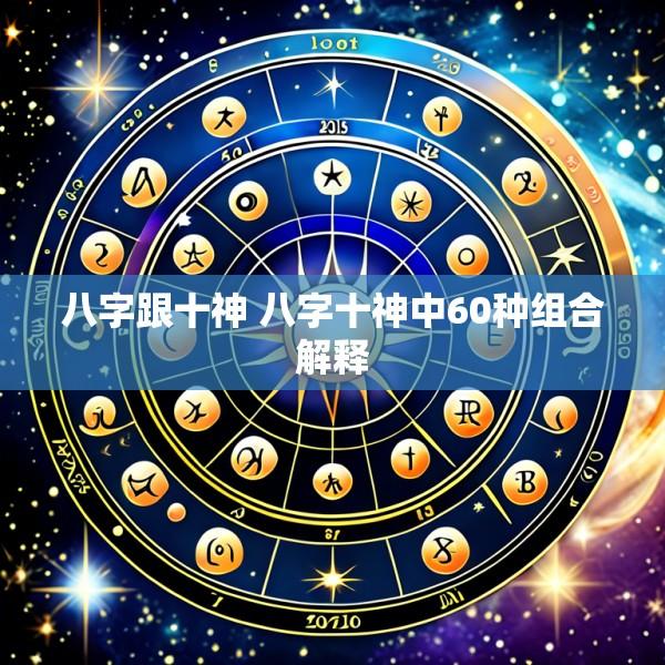 八字跟十神 八字十神中60种组合解释
