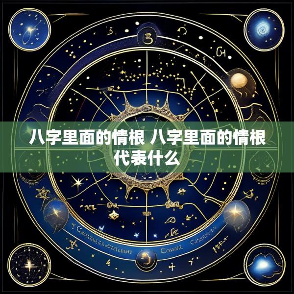 八字里面的情根 八字里面的情根代表什么