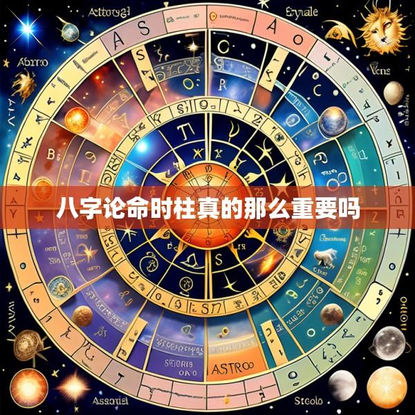 八字论命时柱真的那么重要吗