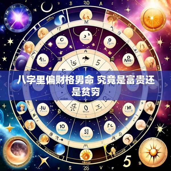 八字里偏财格男命 究竟是富贵还是贫穷