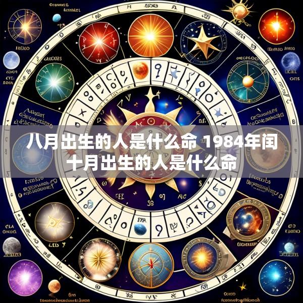 八月出生的人是什么命 1984年闰十月出生的人是什么命