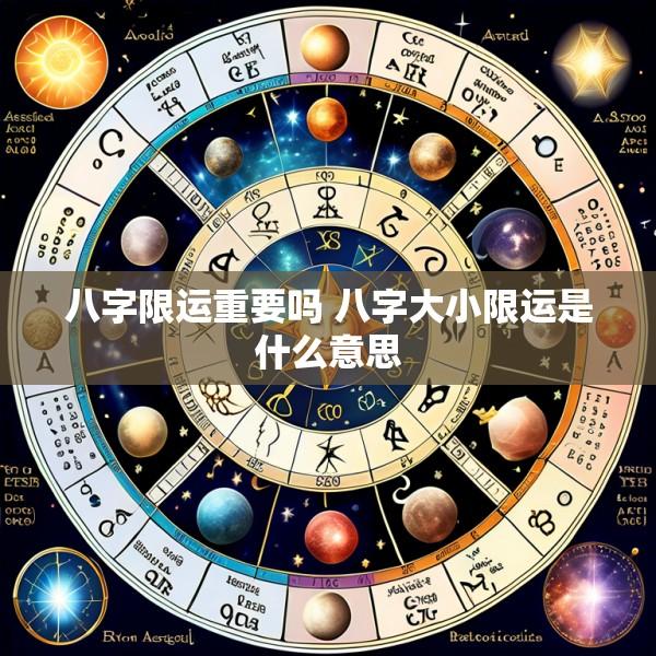 八字限运重要吗 八字大小限运是什么意思