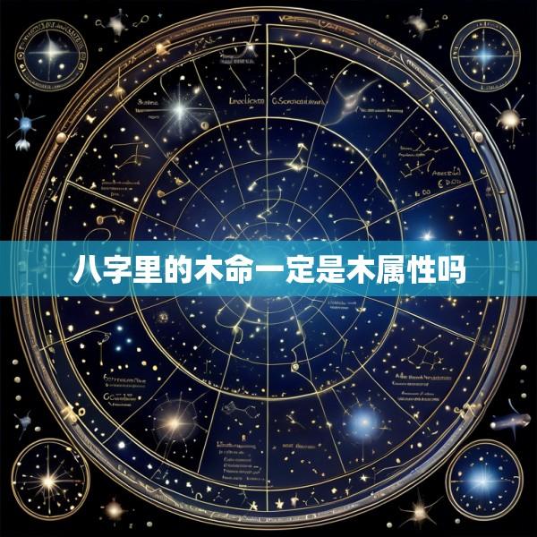 八字里的木命一定是木属性吗