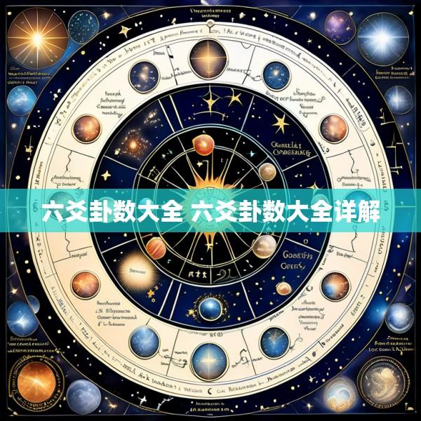 六爻卦数大全 六爻卦数大全详解