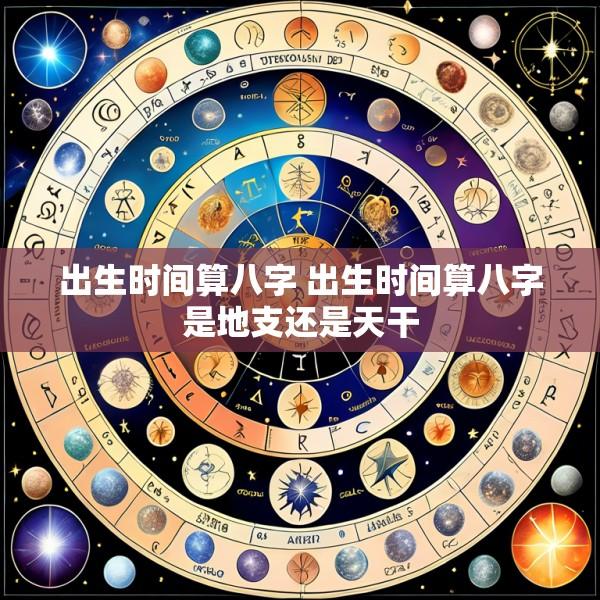出生时间算八字 出生时间算八字是地支还是天干