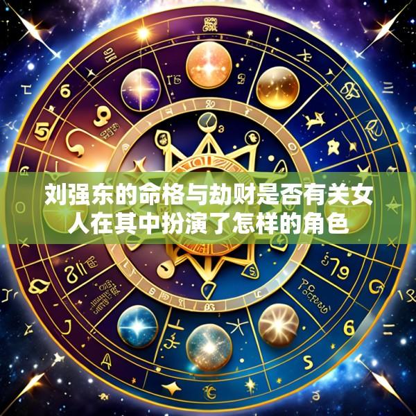 刘强东的命格与劫财是否有关女人在其中扮演了怎样的角色