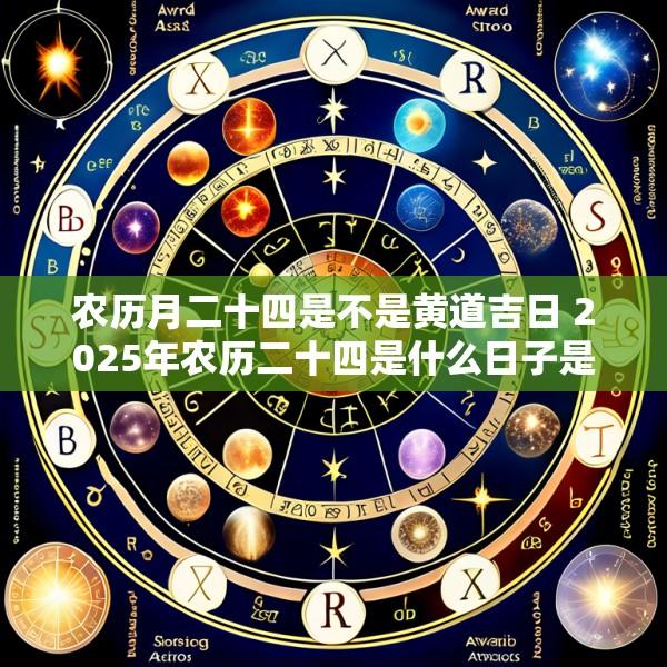 农历月二十四是不是黄道吉日 2025年农历二十四是什么日子是黄道吉日吗