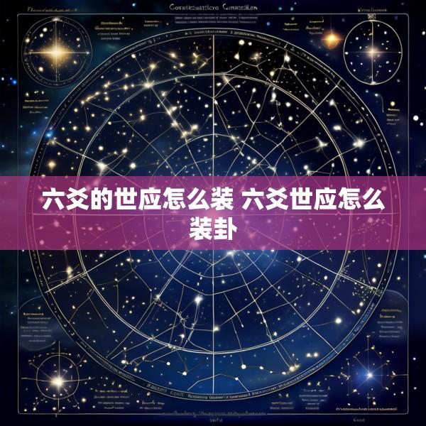 六爻的世应怎么装 六爻世应怎么装卦