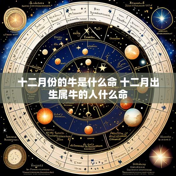 十二月份的牛是什么命 十二月出生属牛的人什么命