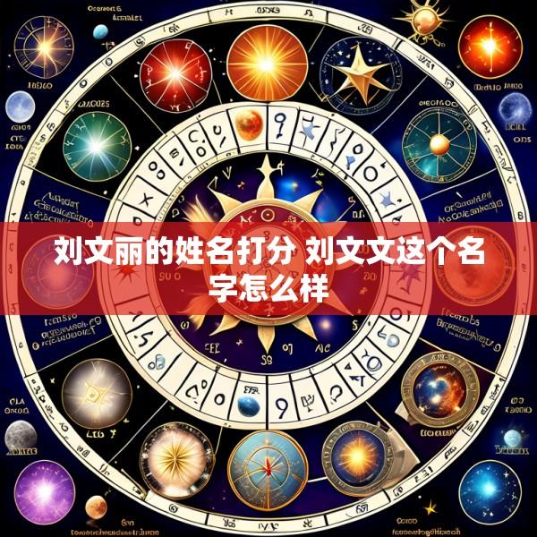 刘文丽的姓名打分 刘文文这个名字怎么样