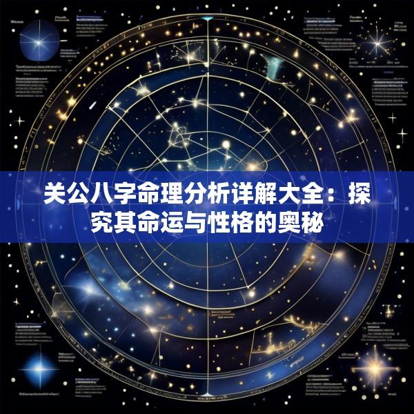 关公八字命理分析详解大全：探究其命运与性格的奥秘