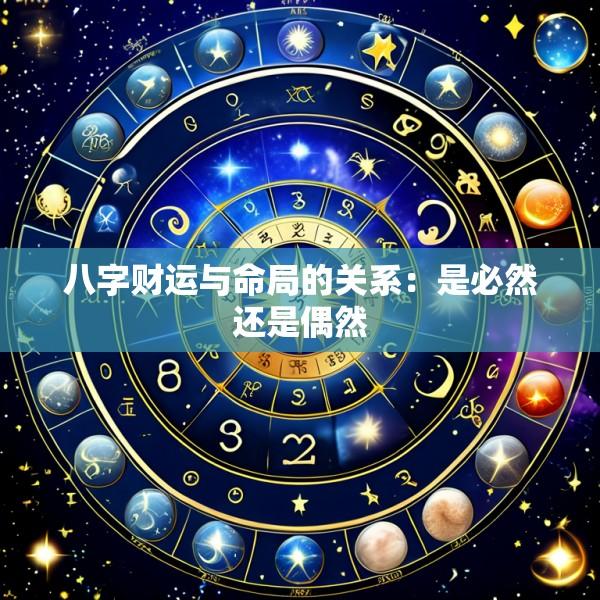 八字财运与命局的关系：是必然还是偶然