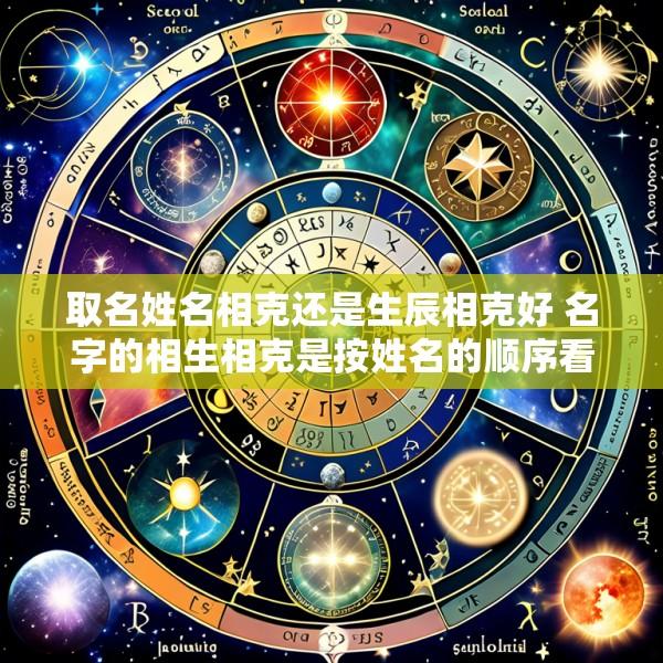 取名姓名相克还是生辰相克好 名字的相生相克是按姓名的顺序看吗