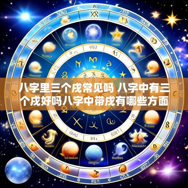 八字里三个戌常见吗 八字中有三个戌好吗八字中带戌有哪些方面