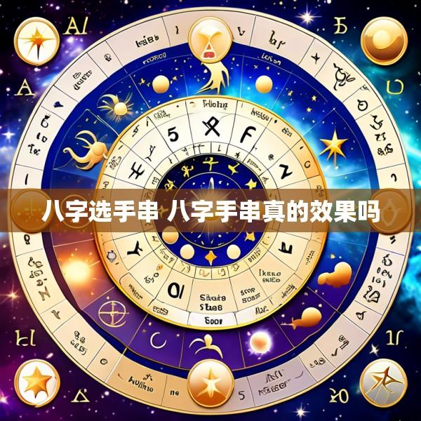 八字选手串 八字手串真的效果吗