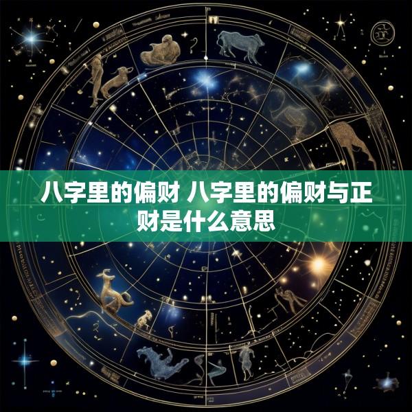 八字里的偏财 八字里的偏财与正财是什么意思