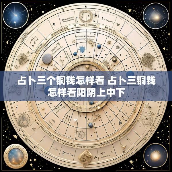 占卜三个铜钱怎样看 占卜三铜钱怎样看阳阴上中下