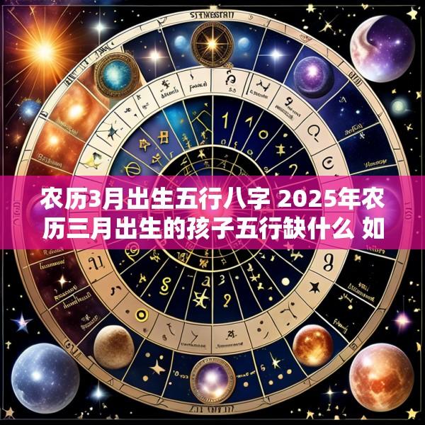 农历3月出生五行八字 2025年农历三月出生的孩子五行缺什么 如何取名字