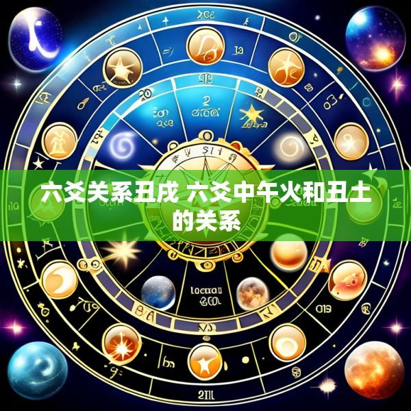 六爻关系丑戌 六爻中午火和丑土的关系