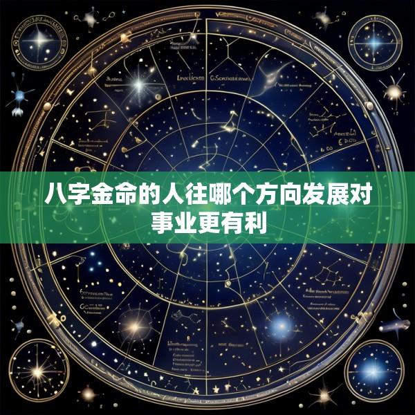 八字金命的人往哪个方向发展对事业更有利