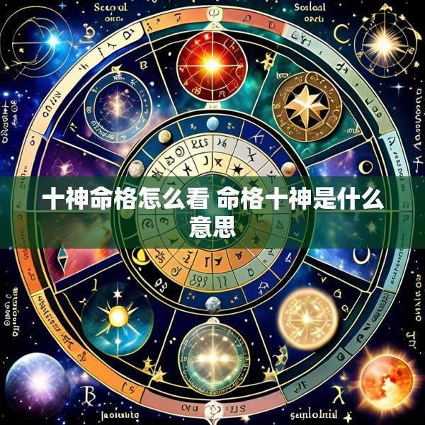 十神命格怎么看 命格十神是什么意思