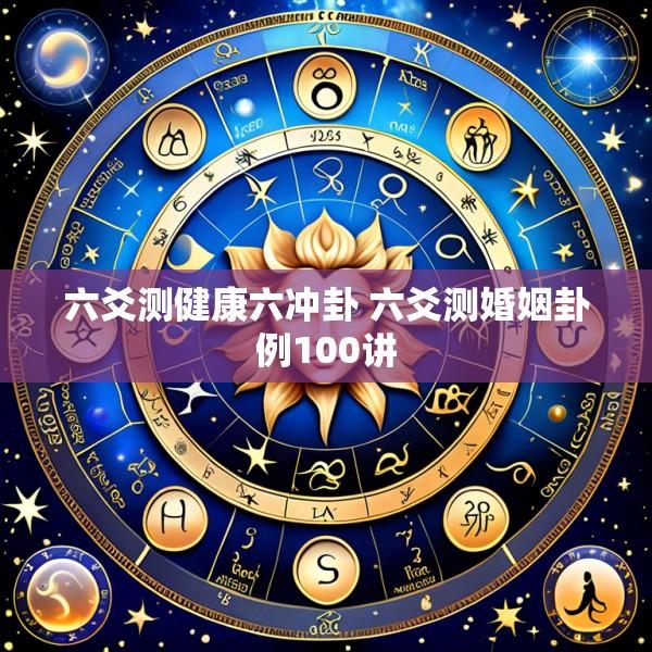 六爻测健康六冲卦 六爻测婚姻卦例100讲