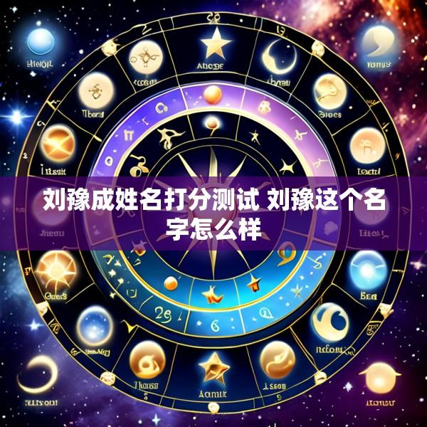 刘豫成姓名打分测试 刘豫这个名字怎么样