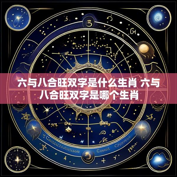 六与八合旺双字是什么生肖 六与八合旺双字是哪个生肖