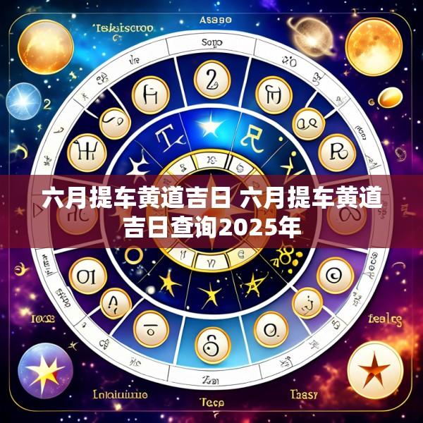 六月提车黄道吉日 六月提车黄道吉日查询2025年