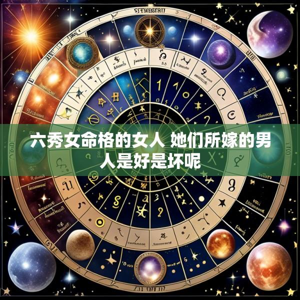 六秀女命格的女人 她们所嫁的男人是好是坏呢