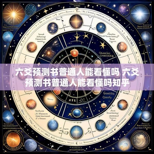 六爻预测书普通人能看懂吗 六爻预测书普通人能看懂吗知乎