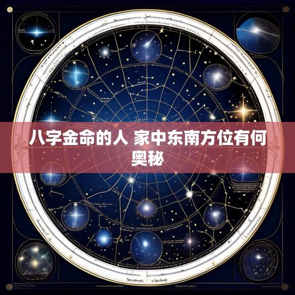 八字金命的人 家中东南方位有何奥秘