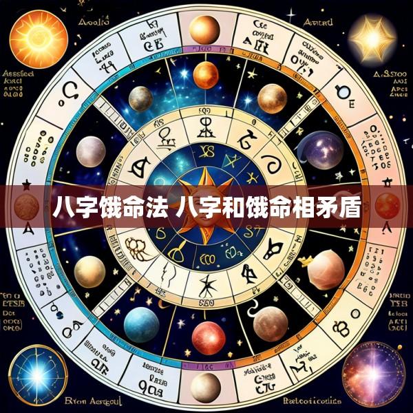 八字饿命法 八字和饿命相矛盾