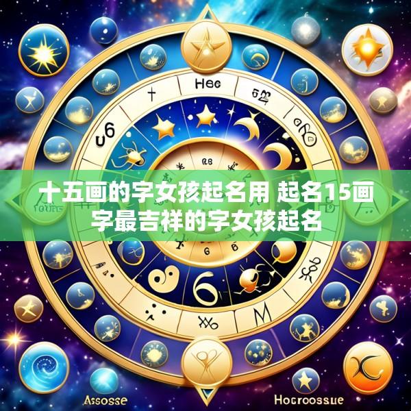 十五画的字女孩起名用 起名15画字最吉祥的字女孩起名