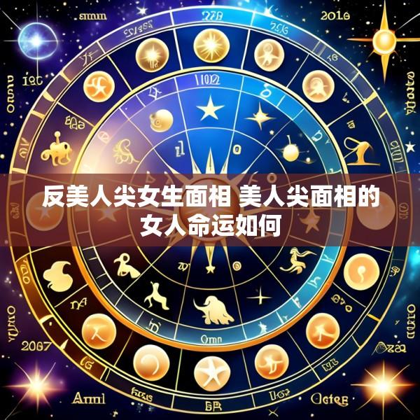 反美人尖女生面相 美人尖面相的女人命运如何