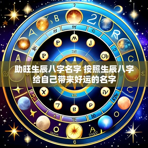 助旺生辰八字名字 按照生辰八字给自己带来好运的名字