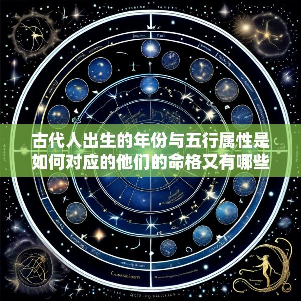 古代人出生的年份与五行属性是如何对应的他们的命格又有哪些特点呢