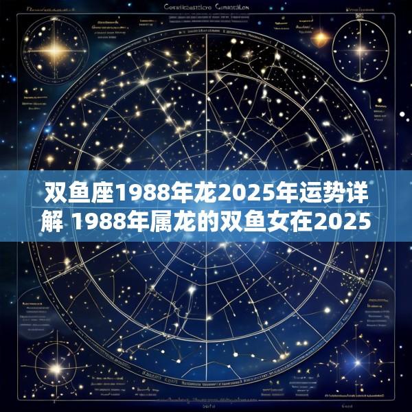 双鱼座1988年龙2025年运势详解 1988年属龙的双鱼女在2025年运势