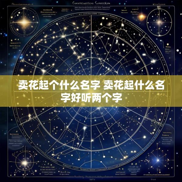 卖花起个什么名字 卖花起什么名字好听两个字