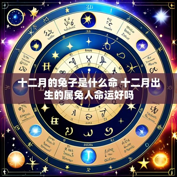 十二月的兔子是什么命 十二月出生的属兔人命运好吗